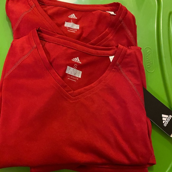 Adidas 💚Men’s T-Shirt Size Large Sort Sleeve 💚 - Picture 3 of 8